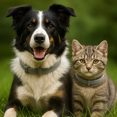 Collier de protection anti-puces, tiques, moustiques et parasites pour chien et chat (8 mois et plus de protection)